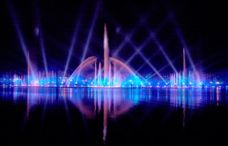 China Manufacturer DMX512 Lights Music Fountain Show