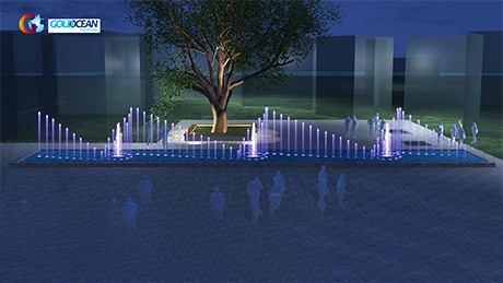 30x4m Music Dancing Water Fountain