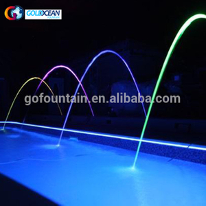 Clear Glazy Water Column Fountain&Jumping Jet Fountain For Swimming Pool