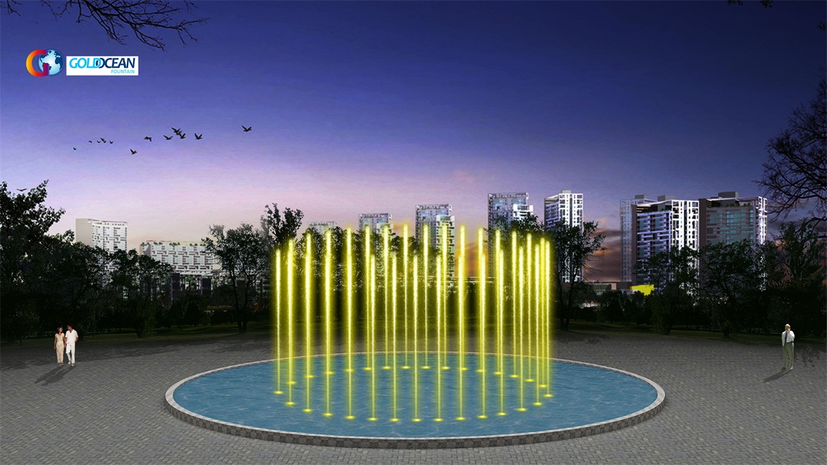 Outdoor Multimedia Music Dancing Fountain 