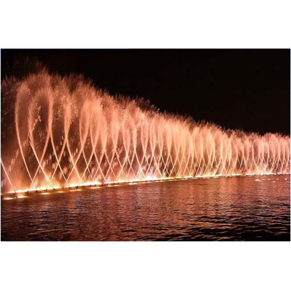Outdoor Large Park Lake Water Fountain Show